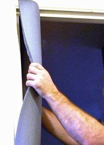 Profilé bâti de porte en mousse protection